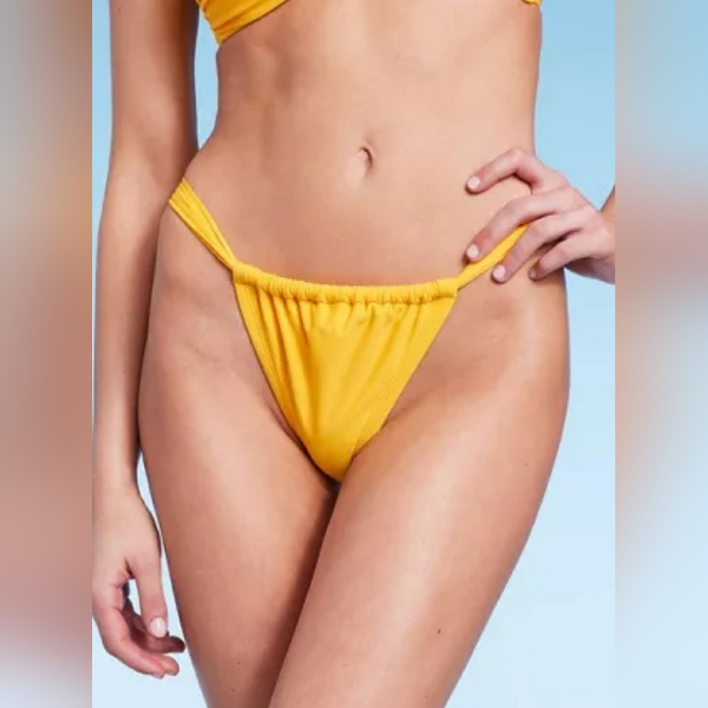 Women's Scarf Side Adjustable Coverage Bikini Bottom - Wild Fable™